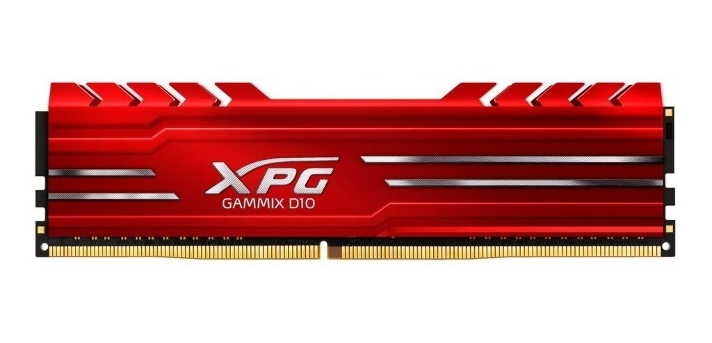 Memria RAM ADATA XPG GAMMIX D10 DDR4 8GB (1x8GB) 3200MHz CL16 Vermelha 1